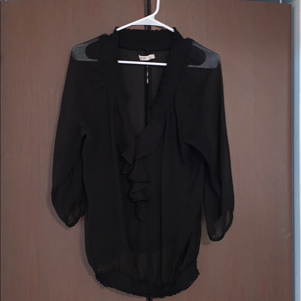 Sheer Black Shirt